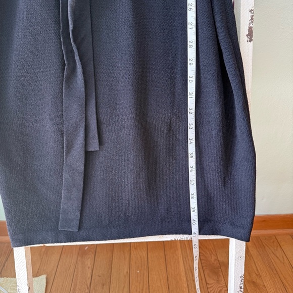 Vintage St John Pink Purple Black Color Block Long Sleeve Wool Knit Dress Size 4 - Picture 4 of 11